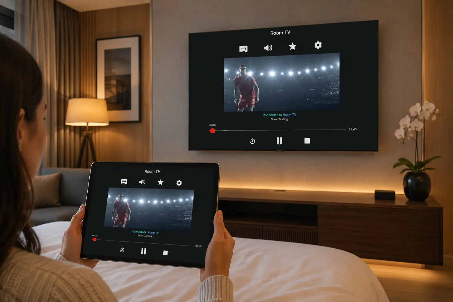 TenX smart casting solution for connected spaces